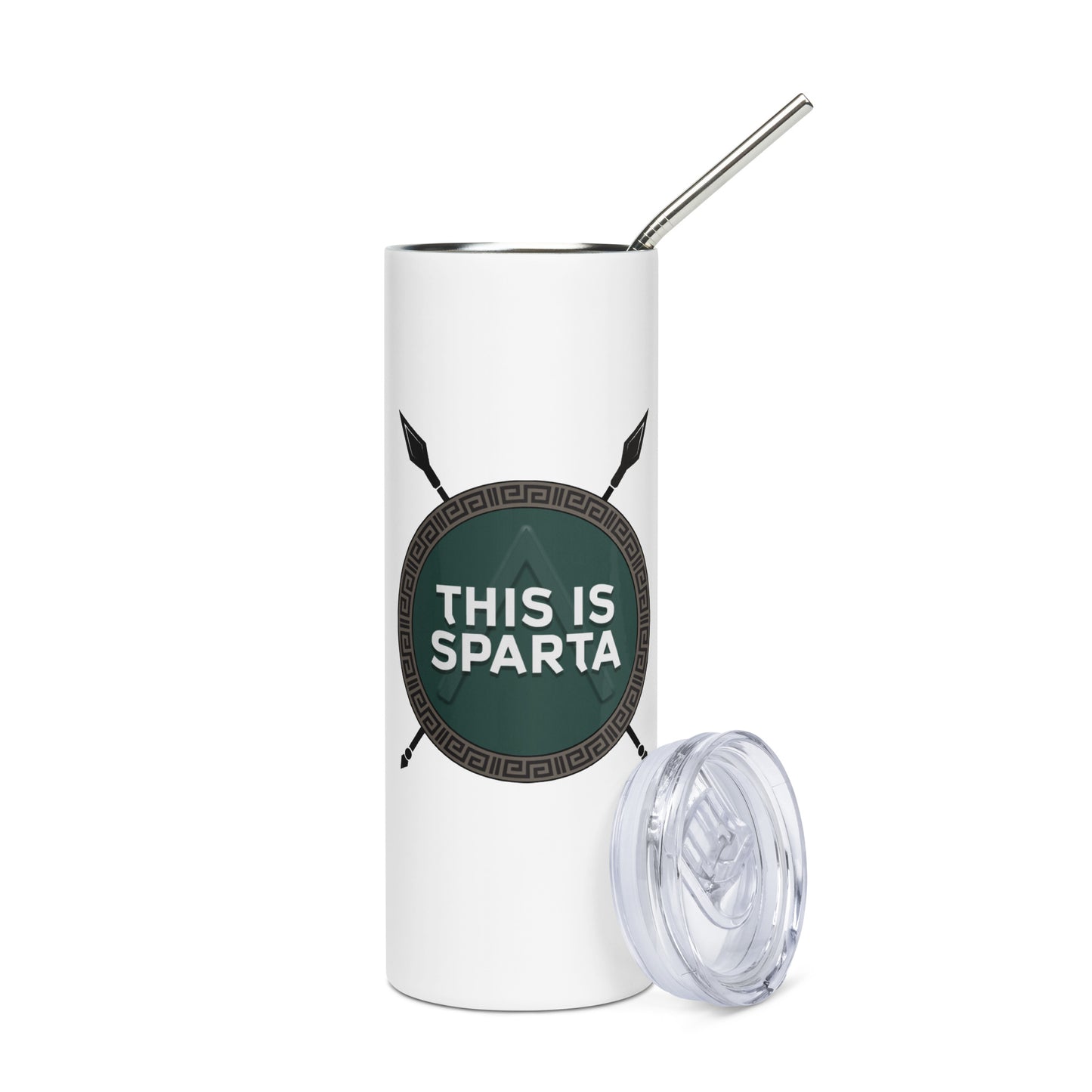 Stainless steel tumbler This Is Sparta logo