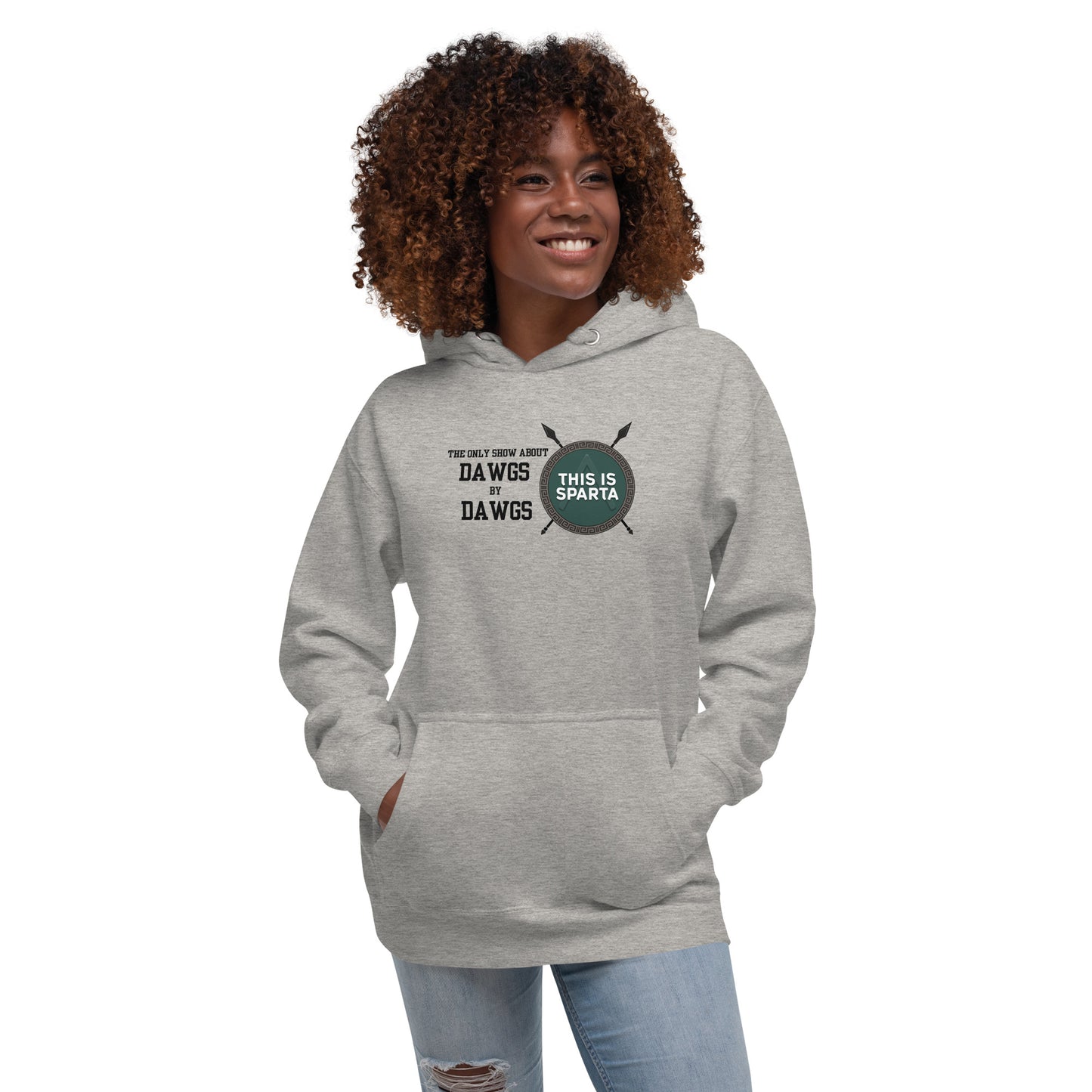 The ONLY show about DAWGS by DAWGS Hoodie White or Heather