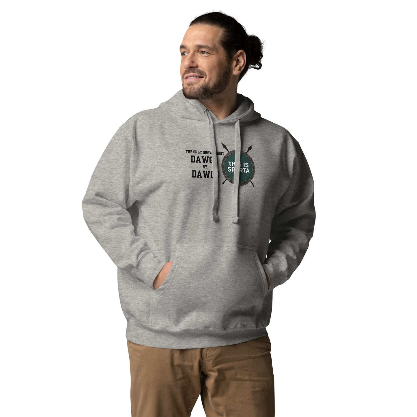 The ONLY show about DAWGS by DAWGS Hoodie White or Heather