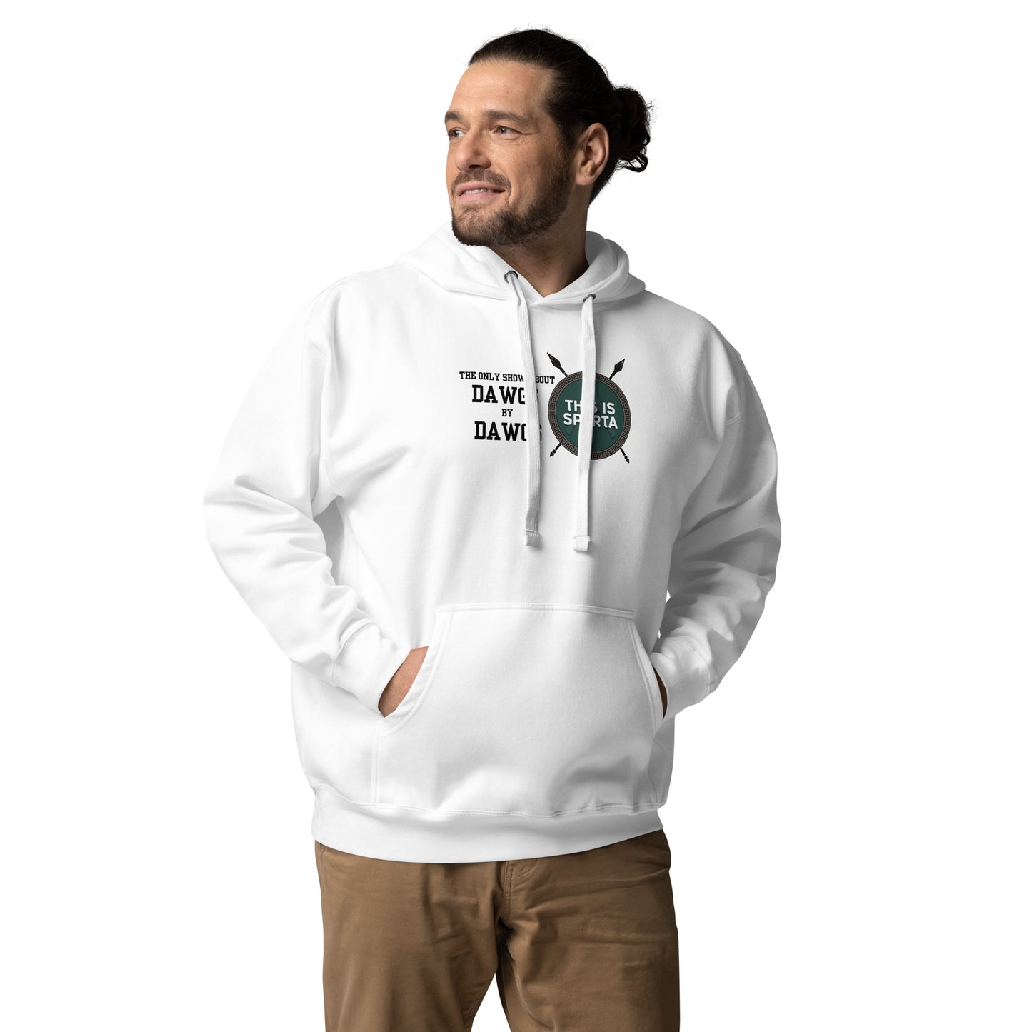 The ONLY show about DAWGS by DAWGS Hoodie White or Heather