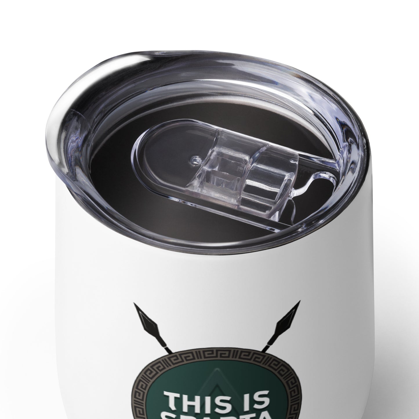 Wine tumbler This Is Sparta logo