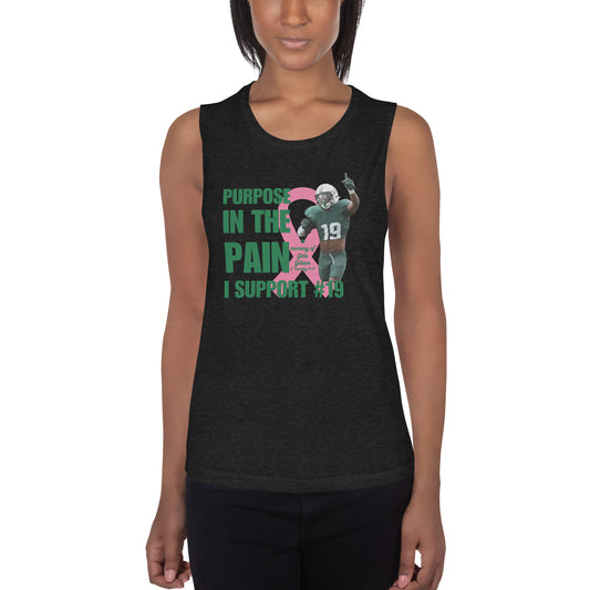 Purpose In The Pain #19 Ladies’ Muscle Tank