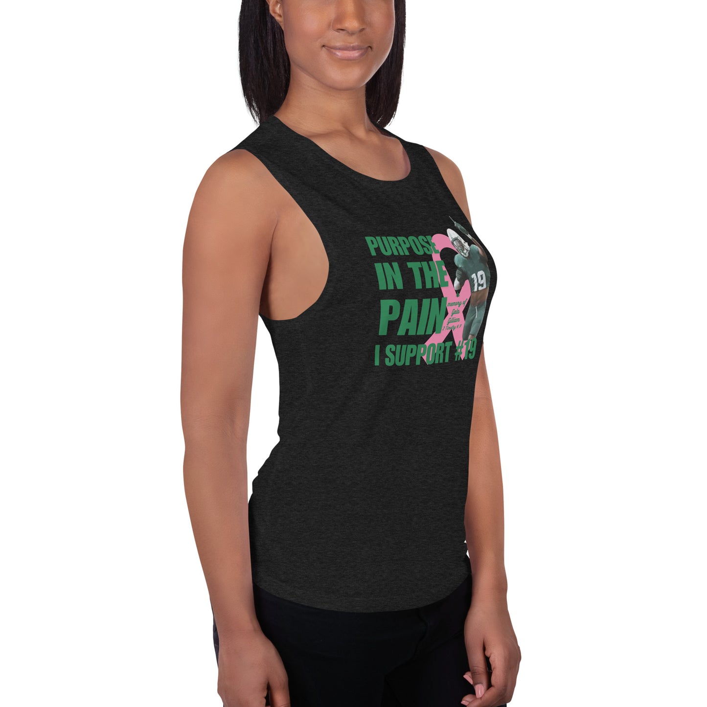 Purpose In The Pain #19 Ladies’ Muscle Tank